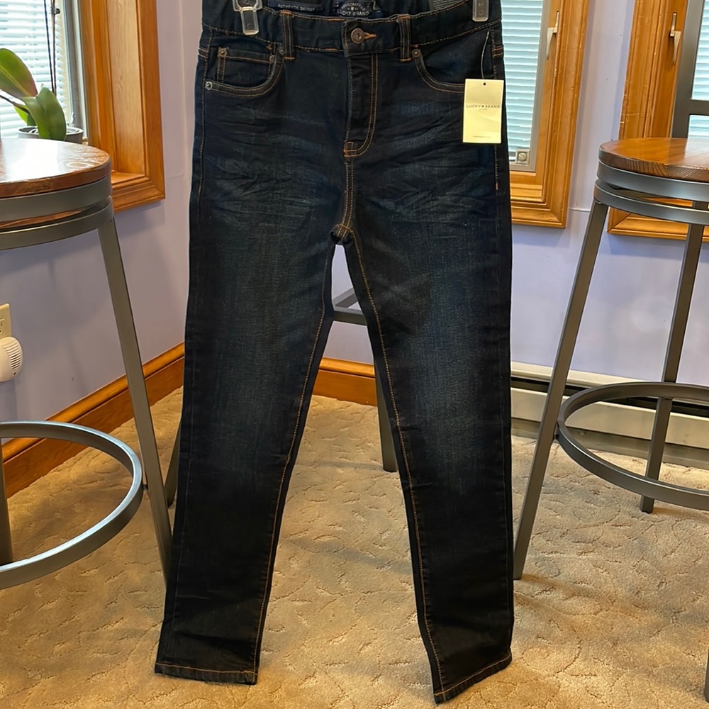 NWT Boys Jeans Lucky Brand 14 Skinny